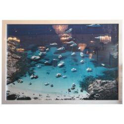 SOLD Porto Rotondo Slim Aaron's Repro Print Professionally Framed Lacquer Palm Beach