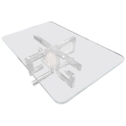 SOLD Lucite Greek Key Coffee Cocktail Table Hollywood Regency Vintage