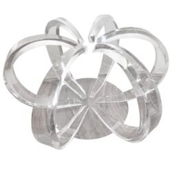 SOLD Round Lucite Spiral Coffee Cocktail Table Circular Hollywood Regency