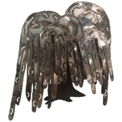 Weeping Willow Tree Metal Wall Art Mid-Century Modern Curtis Jere Style