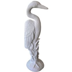 SOLD Vintage Large Heron Bird Statue Concrete