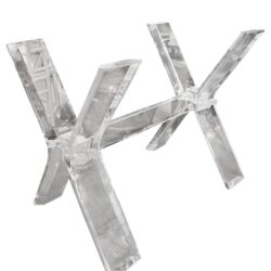 SOLD Vintage Lucite X-Base Dining Table or Desk Base
