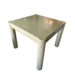 SOLD Vintage 1970s Parchment Paper Game or Dining Table Karl Springer Style