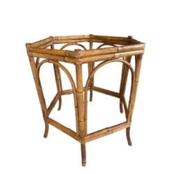 Vintage Brighton Pavilion Style Rattan Dining or Game Table Base